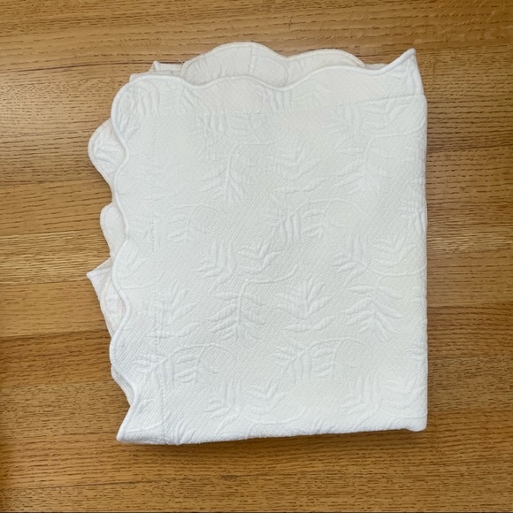 Bedding Queen Cream Coverlet With Two Shams Poshmark